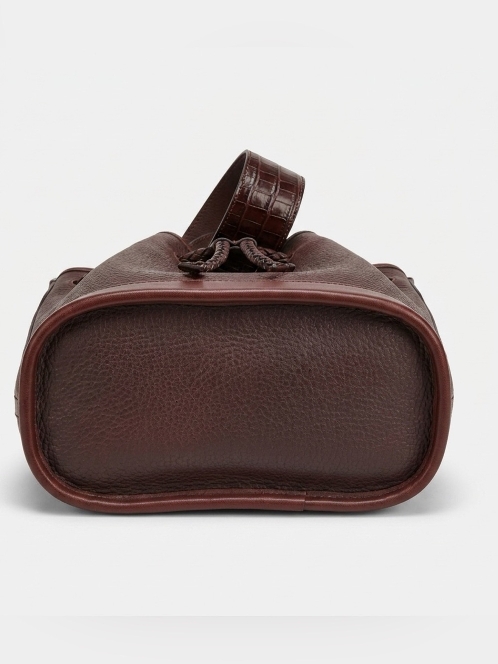 🤎 Vintage Brighton Leather Bucket Bag | Croc Embossed Trim | Authentic 🤎 - Picture 6 of 7